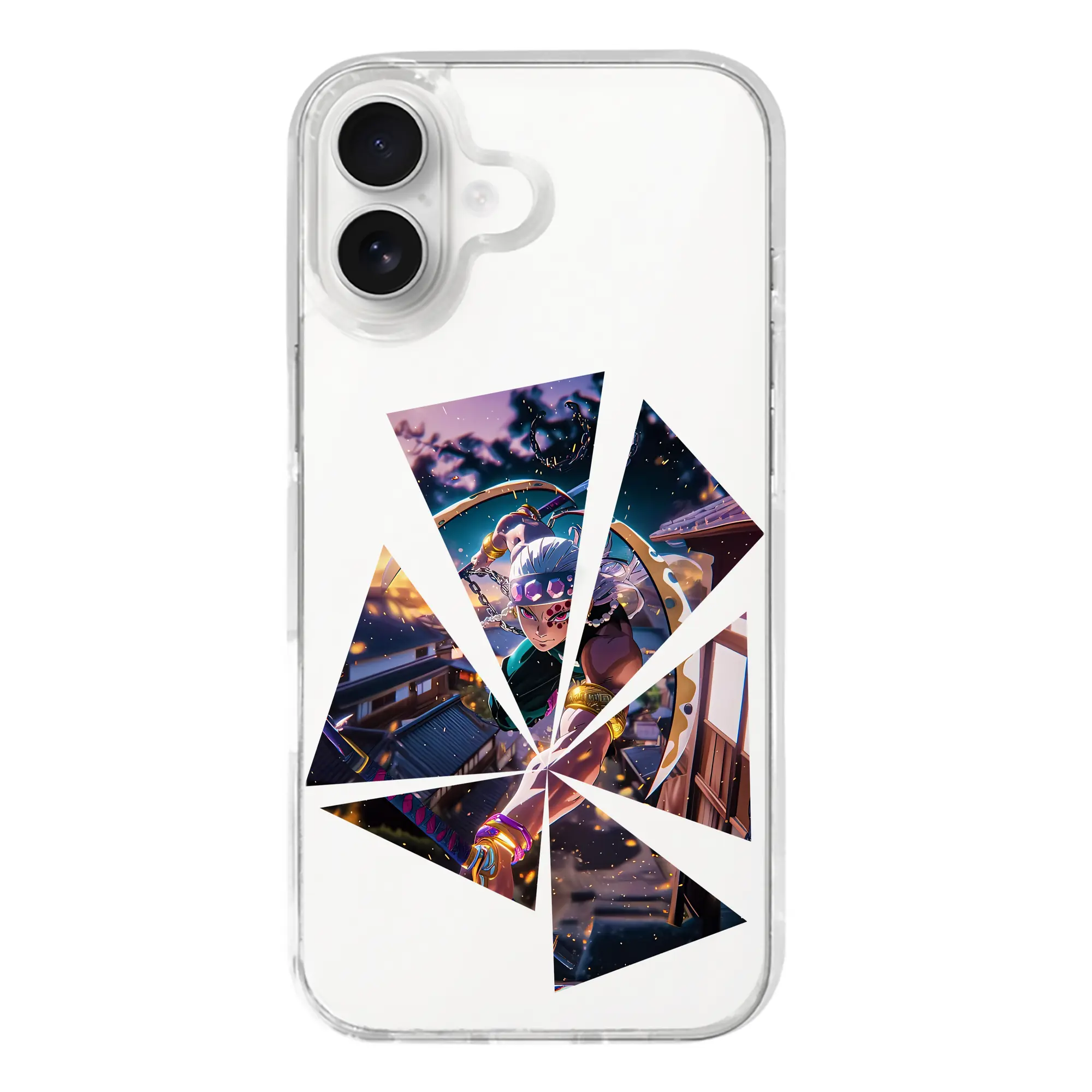 鬼滅の刃 グッズ,宇髄 天元 - iPhone 17シリーズ 透明スマホケース – 薄型・耐衝撃・精密フィット保護カバー